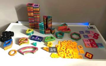Grote set 375 stuks magnetische tegels Condis wielen letters beschikbaar voor biedingen