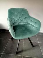Stoel turquoise blauw groen, Ophalen, Gebruikt, Overige kleuren, Eén