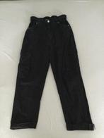 Leuk zwarte cargobroek merk Bershka (maat 40), Kleding | Dames, Broeken en Pantalons, Maat 38/40 (M), Zwart, Lang, Gedragen