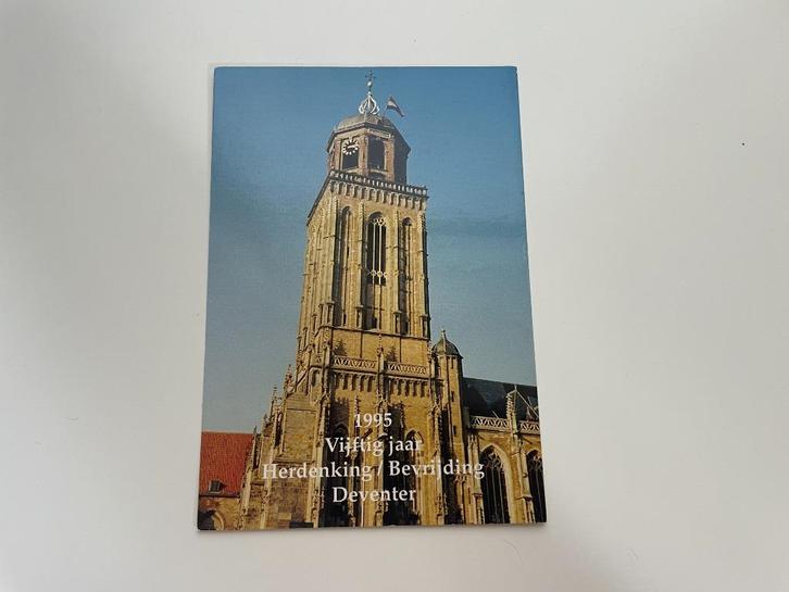 D515 Ansichtkaart Deventer : 1995 Herdenking Bevrijding, Verzamelen, Ansichtkaarten | Nederland, Ongelopen, Overijssel, Ophalen of Verzenden