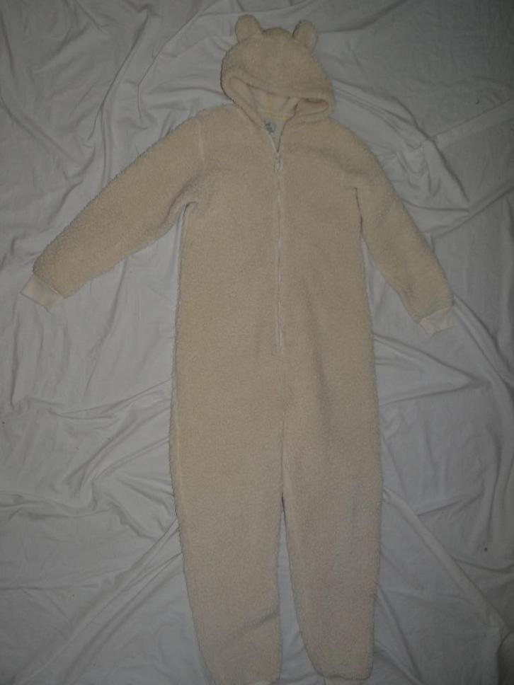 Leuk beige/wit BEER/BEREN/BEERTJES pak/onesie, Kleding | Dames, Carnavalskleding en Feestkleding, Gedragen, Kleding, Carnaval