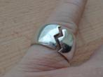 zilveren spang ring [280], Sieraden, Tassen en Uiterlijk, Ringen, 17 tot 18, Dame, Zo goed als nieuw, Zilver