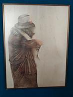 Bruno Bruni Poster - " de omhelzing", Antiek en Kunst, Ophalen