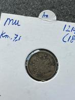 Birma zilveren mu 1852, Postzegels en Munten, Zuidoost-Azië, Zilver, Ophalen of Verzenden, Losse munt