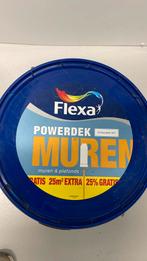 Flexa powerdek nieuw 12,5L, Doe-het-zelf en Verbouw, Verf, Beits en Lak, Ophalen, Wit, Nieuw, Verf