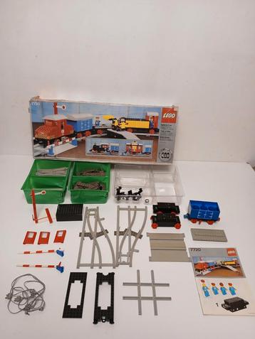 Lego 7720 4,5v diesel freight set voor onderdelen met doos  beschikbaar voor biedingen