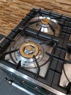 🔥Luxe Fornuis Boretti 120cm groen + rvs Coupe de Feu, 60 cm of meer, Ophalen of Verzenden, Zo goed als nieuw, Energieklasse A of zuiniger