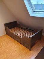 Eenpersoons bed sloop/steigerhout 90x200, Eenpersoons, Zo goed als nieuw, Hout, Ophalen