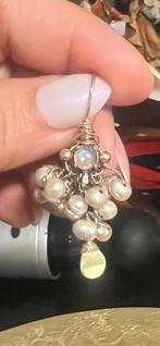 Bedel met parels en edelsteen, Pandora, Ophalen of Verzenden, Zo goed als nieuw, 1 bedel