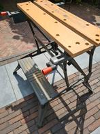 Inklapbare Zaagtafel / Werkbank - Gebruikt, Doe-het-zelf en Verbouw, Werkbanken, Ophalen of Verzenden, Gebruikt, 70 tot 120 cm