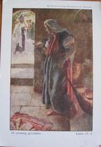 spreuken - de penning is gevonden - Lukas 15 : 9, Verzamelen, Ansichtkaarten | Themakaarten, Verzenden, 1960 tot 1980, Ongelopen