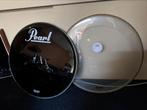 Pearl masters bassdrum vel 20 inch voor/ achter remo masters, Ophalen of Verzenden, Gebruikt, Trommel