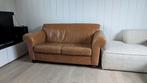 Vintage leren 2-zits bank, Huis en Inrichting, Banken | Bankstellen, Ophalen, Gebruikt, 150 tot 200 cm, Vintage
