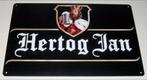 HERTOG JAN BIER : Metalen Bord Logo Hertog Jan, Verzenden, Nieuw, Reclamebord, Plaat of Schild, Hertog Jan
