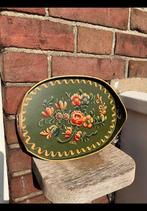 Hindeloopen dienblad, kleine maat, 24,5 cm. Handgeschilderd., Antiek en Kunst, Ophalen of Verzenden