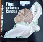 Boekje fijne gehaakte kantjes, Verzenden, Zo goed als nieuw, Haken, Patroon of Boek