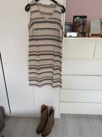 Comma jurk maat 40 linnen, Kleding | Dames, Jurken, Maat 38/40 (M), Beige, Zo goed als nieuw, Boven de knie