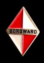 Borgward speld- rood wit gelakt, Verzamelen, Verzenden, Nieuw, Transport, Speldje of Pin