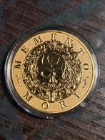 Goudkleurige Memento Mori Munt, Ophalen of Verzenden, Landmacht, Nederland