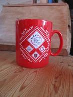 Ajax mega mok rood met 4 logo's 13cm, Verzamelen, Ophalen of Verzenden, Zo goed als nieuw
