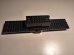 Lego Trein 9V RC Base 6x30 Zwart met IR Receivers (55454), Ophalen of Verzenden, Gebruikt, Complete set, Lego