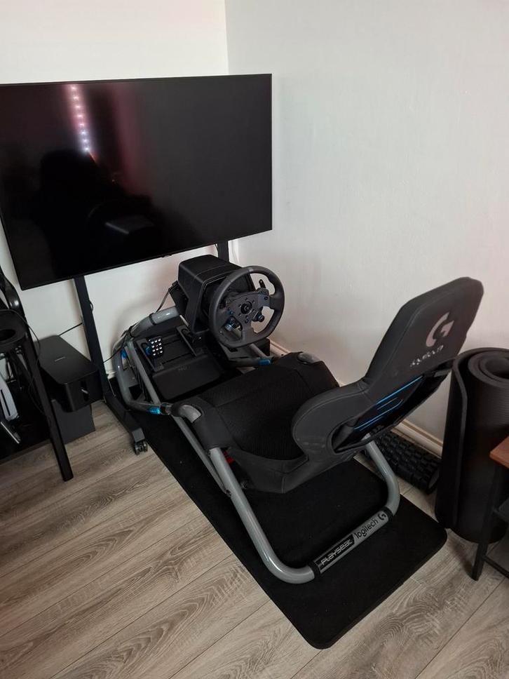 Logitech Pro Wheel + Playseat + RS Wheel - Complete Set!, Spelcomputers en Games, Spelcomputers | Overige, Zo goed als nieuw, Ophalen of Verzenden