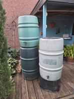 Regentonnen - Diverse Maten & Kleuren, Tuin en Terras, Ophalen, Kunststof, Gebruikt, Met kraantje