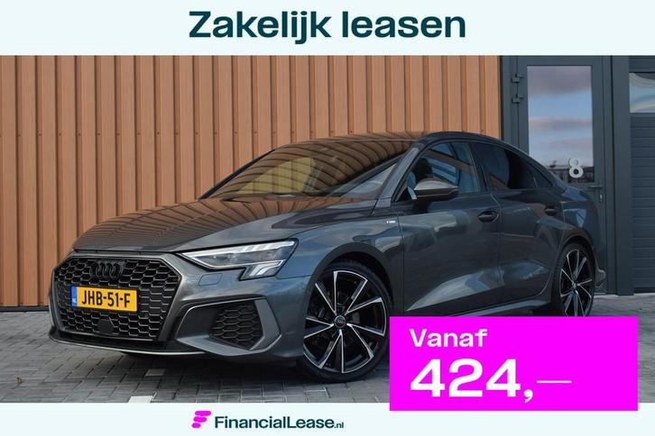 Audi A3 Limousine 35 TFSI 150pk S-tronic S-line, Auto's, Audi, Bedrijf, Lease, Financial lease, A3, ABS, Airbags, Airconditioning