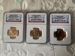 3 vergulde president in slab ngc gecertificeerd, Postzegels en Munten, Ophalen of Verzenden, Noord-Amerika