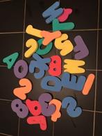 Badspeelgoed kleurrijke Letters en cijfers, Ophalen of Verzenden, Zo goed als nieuw