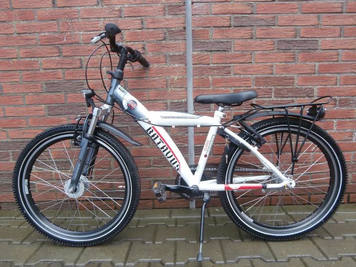 Zeer nette Batavus Snake 22 inch met 3 versnellingen. wit, Fietsen en Brommers, Fietsen | Jongens, Gebruikt, 22 inch, Handrem