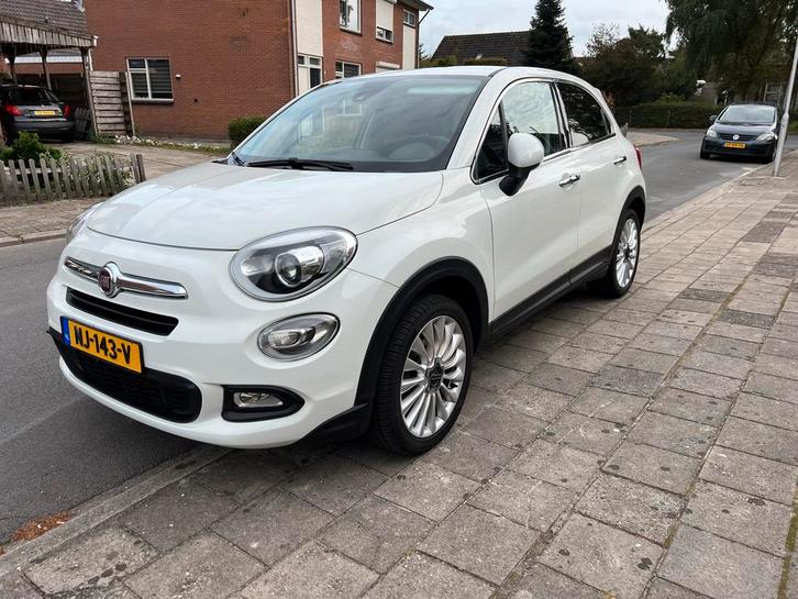 Fiat 500X Lounge 1.4 Turbo Multiair 16V 140pk 2015 Wit, Auto's, Fiat, Bedrijf, 500X, ABS, Airbags, Airconditioning, Climate control