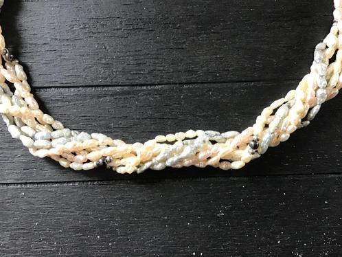 Lange zoetwater parelsnoeren zijn los of ook samen te dragen, Sieraden, Tassen en Uiterlijk, Kettingen, Zo goed als nieuw, Overige materialen