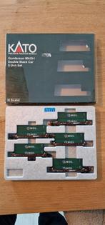 Kato Gunderson Double Stack 5 car I incl. OVP, Hobby en Vrije tijd, Modeltreinen | N-Spoor, Overige merken, Gelijkstroom, Wagon