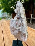 Amethist roos op standaard, Verzamelen, Mineralen en Fossielen, Ophalen of Verzenden
