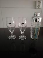 Glazen en shake beker, Ophalen of Verzenden, Glas, Overige stijlen, Glas of Glazen
