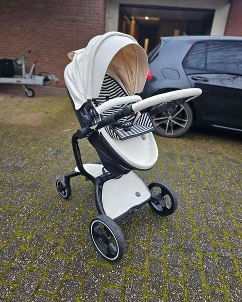 Mooie witte Mima Xari kinderwagen, Kinderen en Baby's, Kinderwagens en Combinaties, Gebruikt, Kinderwagen, Overige merken, Ophalen