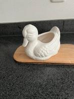 Vintage bloempotje in de vorm van een eend, Ophalen of Verzenden, Zo goed als nieuw