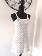 Dames zomer jurk maat XS / S wit met bloemen, Wit, Ophalen of Verzenden, Zo goed als nieuw, Maat 34 (XS) of kleiner