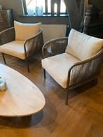 Loungeset, Tuinset, Set van 2 stoelen met tafel, Balkonset, Ophalen of Verzenden, Nieuw