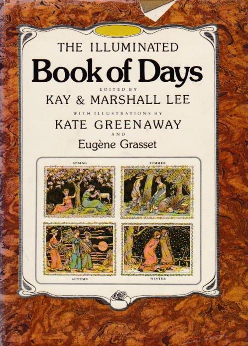 The illuminated Book of Days - Kate Greenaway Eugene Grasset, Boeken, Prentenboeken en Plaatjesalbums, Zo goed als nieuw, Prentenboek