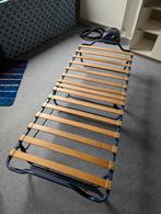 Inklapbaar Logeerbed 180x80cm, Huis en Inrichting, Gebruikt, Eenpersoons, Blauw, 80 cm
