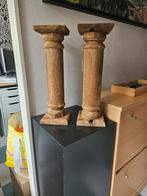 Houten zuilen set, Huis en Inrichting, Woonaccessoires | Zuilen en Pilaren, Ophalen, Gebruikt