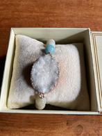 Witte Druzy Armband met Kralen - Nieuwstaat, Overige materialen, Wit, Ophalen of Verzenden, Zo goed als nieuw