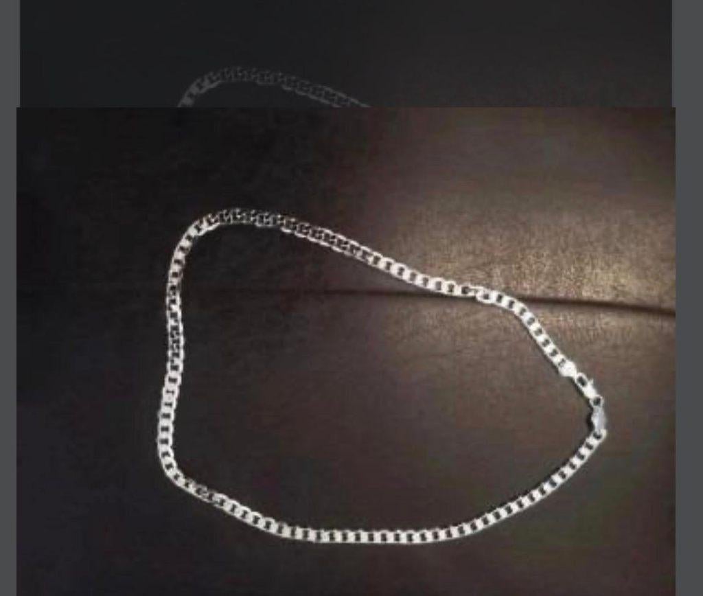 Ketting Sterling 925 Verzilverd 60cm, Sieraden, Tassen en Uiterlijk, Kettingen, Verzenden, Nieuw, Zilver, Overige materialen