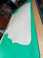 Beige kleur kalfs halve huid 1.2 mm dik iets stug&glad A13, Hobby en Vrije tijd, Stoffen en Lappen, Beige, Leer of Kunstleer, Ophalen of Verzenden