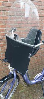 bobike baby fietsstoeltje inclusief windscherm en regenhoes, Fietsen en Brommers, Fietsaccessoires | Fietsstoeltjes, Ophalen, Gebruikt