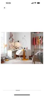 Ikea Skruvsta bureaustoel, Huis en Inrichting, Bureaustoelen, Ophalen, Gebruikt, Wit, Bureaustoel