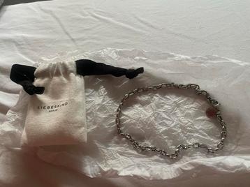 Nieuwe Zilverkleurige enkelketting van Liebeskind Berlin beschikbaar voor biedingen