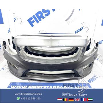 W246 AMG BUMPER B Klasse Facelift Voorbumper 2018 PDC ZWART  beschikbaar voor biedingen